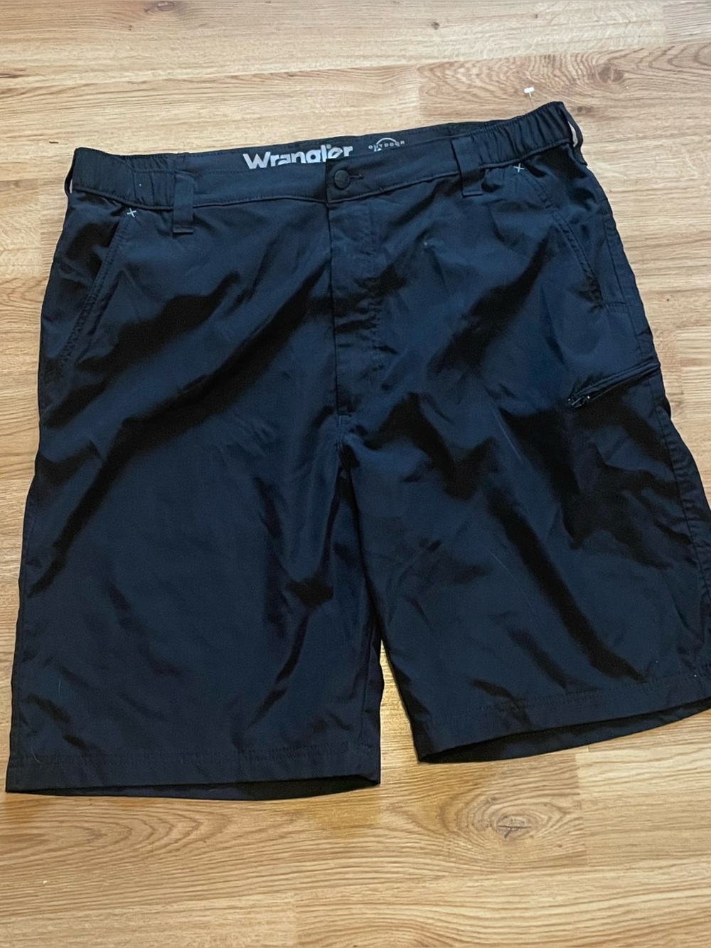 Wrangler outdoor Black Men's Casual Shorts polyester size 38